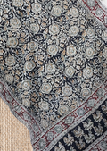 Block Printed Cotton Mulmul Kalamkari Dupatta