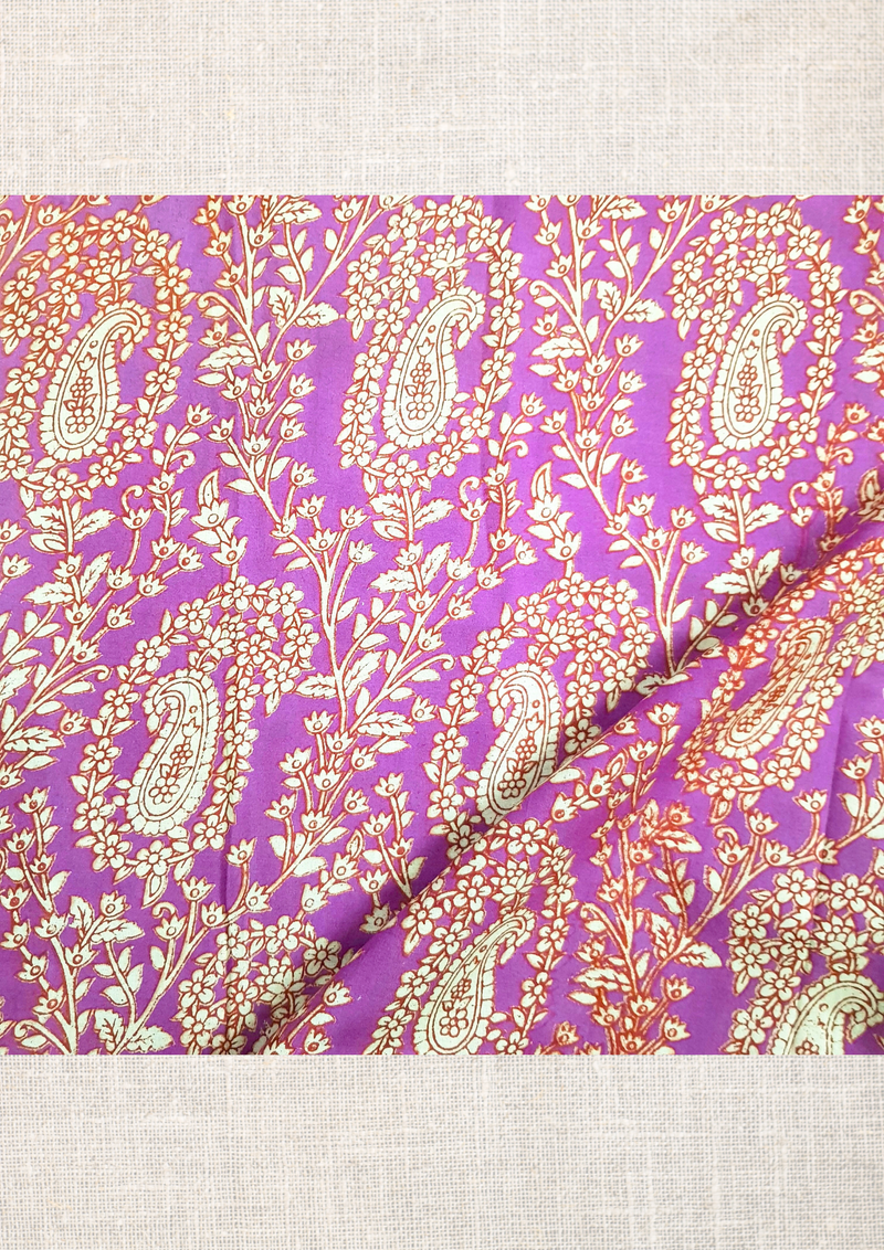 Handcrafed Kalamkari Cotton Fabric - Combo of 3