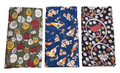 Handcrafed Kalamkari Cotton Fabric - Combo of 3