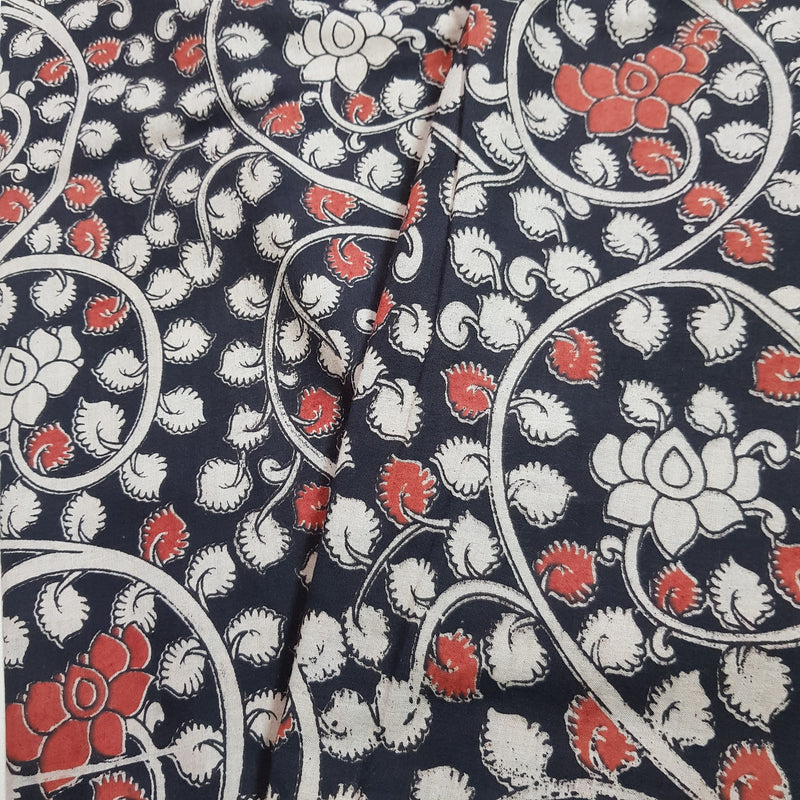 Handcrafed Kalamkari Cotton Fabric - Combo of 3