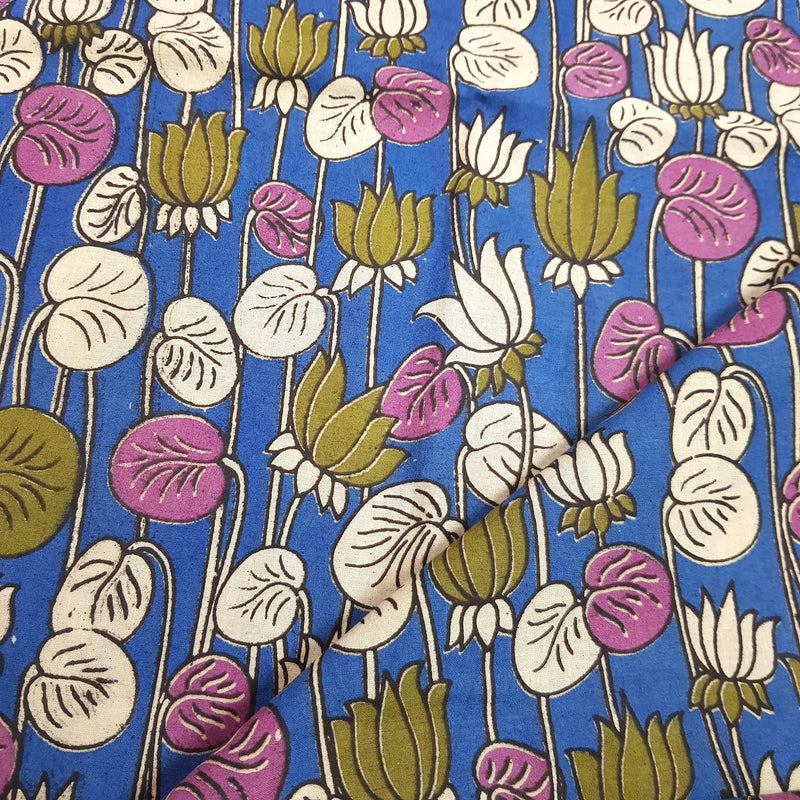 Handcrafed Kalamkari Cotton Fabric - Combo of 3