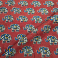Handcrafed Kalamkari Cotton Fabric - Combo of 3