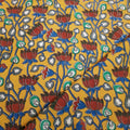 Ikkat Handloom Mercerized Cotton Saree + Kalamkari Blouse