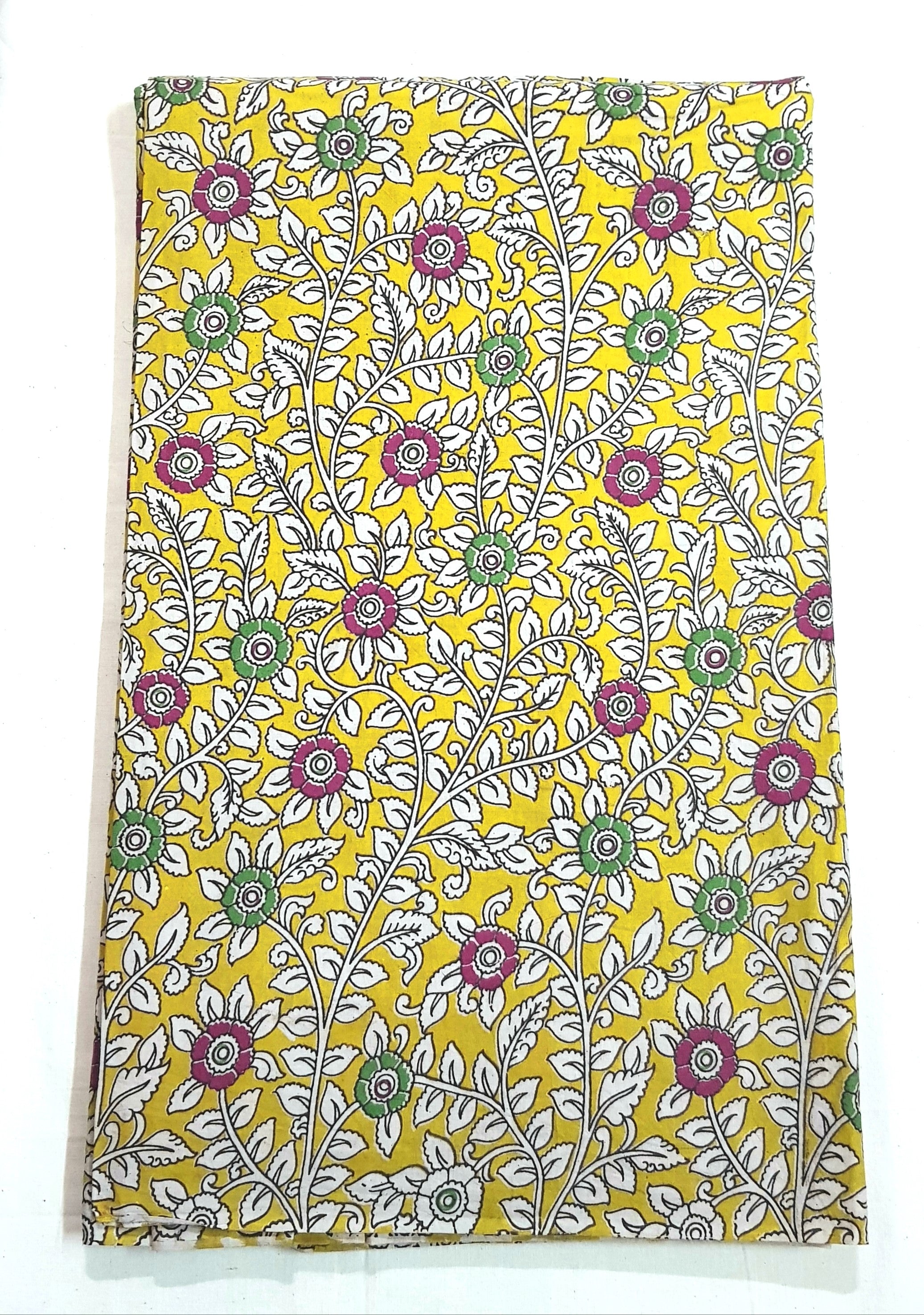 Kalamkari Cotton Fabric - Rs.295 Per Meter