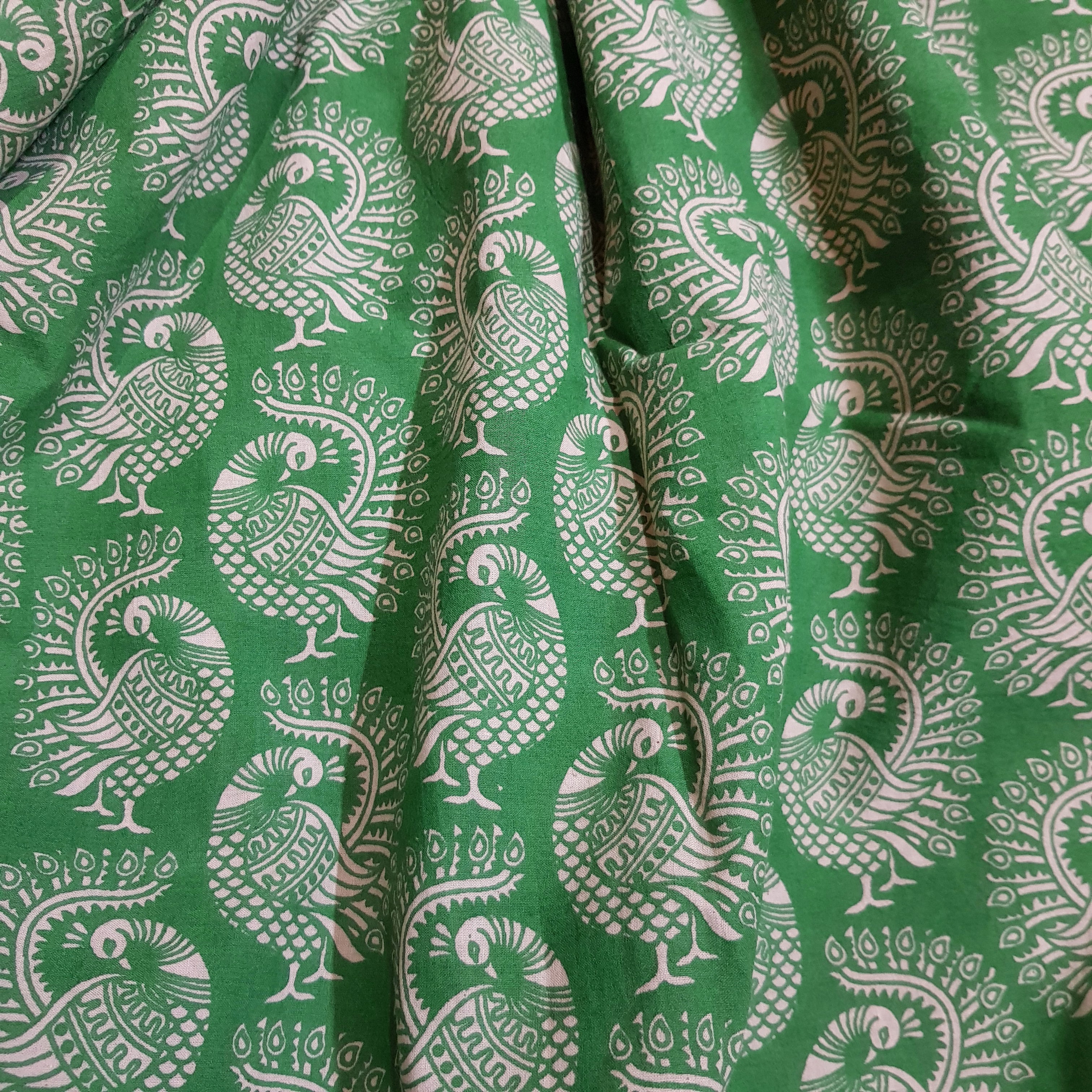 Kalamkari Cotton Fabric - Rs.295 Per Meter