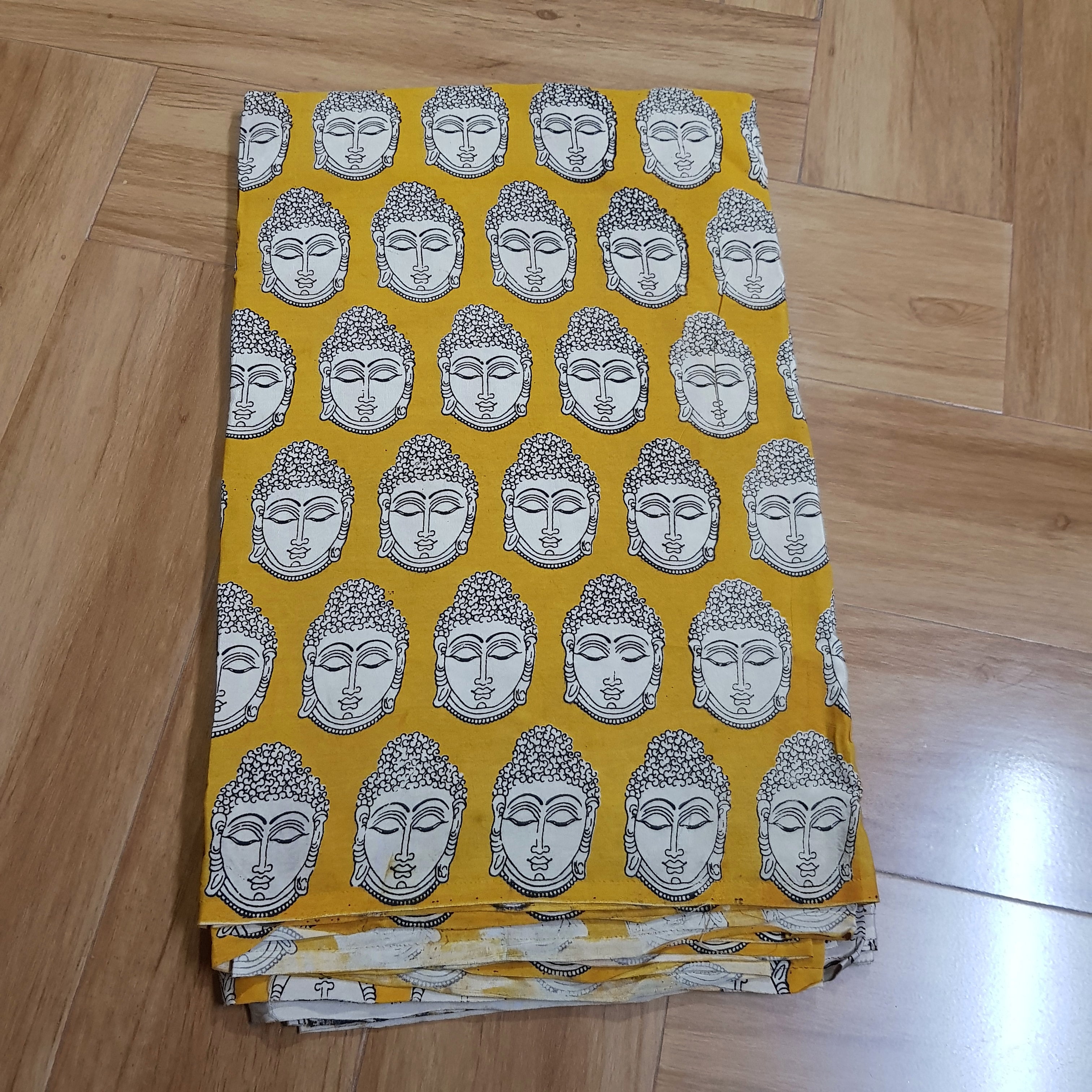 Kalamkari Silk Fabric - Handcrafted