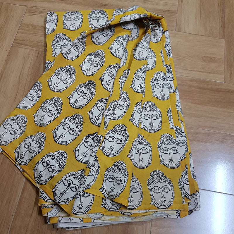 Kalamkari Silk Fabric - Handcrafted