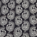 Kalamkari Silk Fabric - Handcrafted