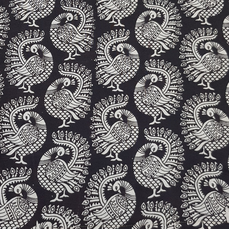 Kalamkari Silk Fabric - Handcrafted