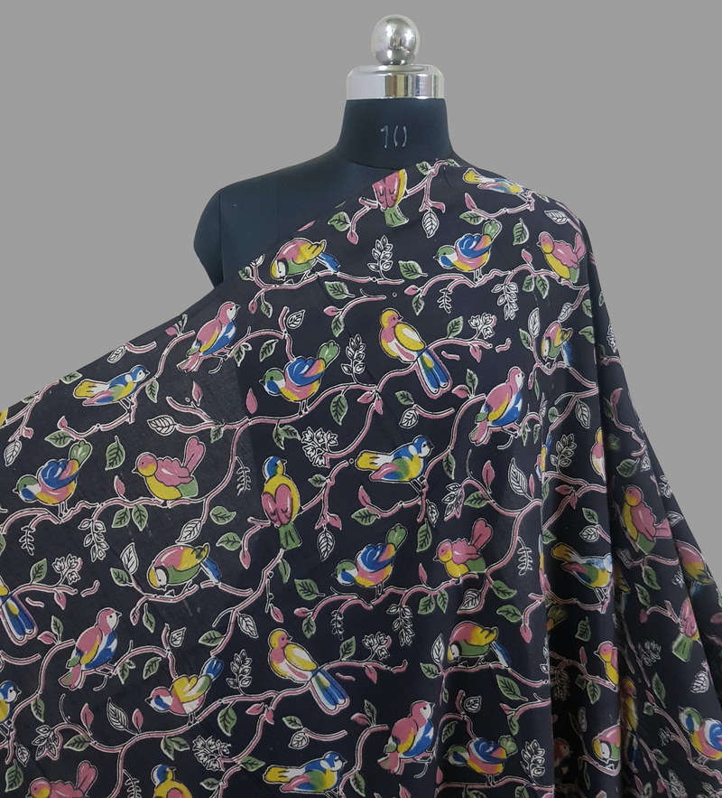 Kalamkari Cotton Fabric - Rs.295 Per Meter