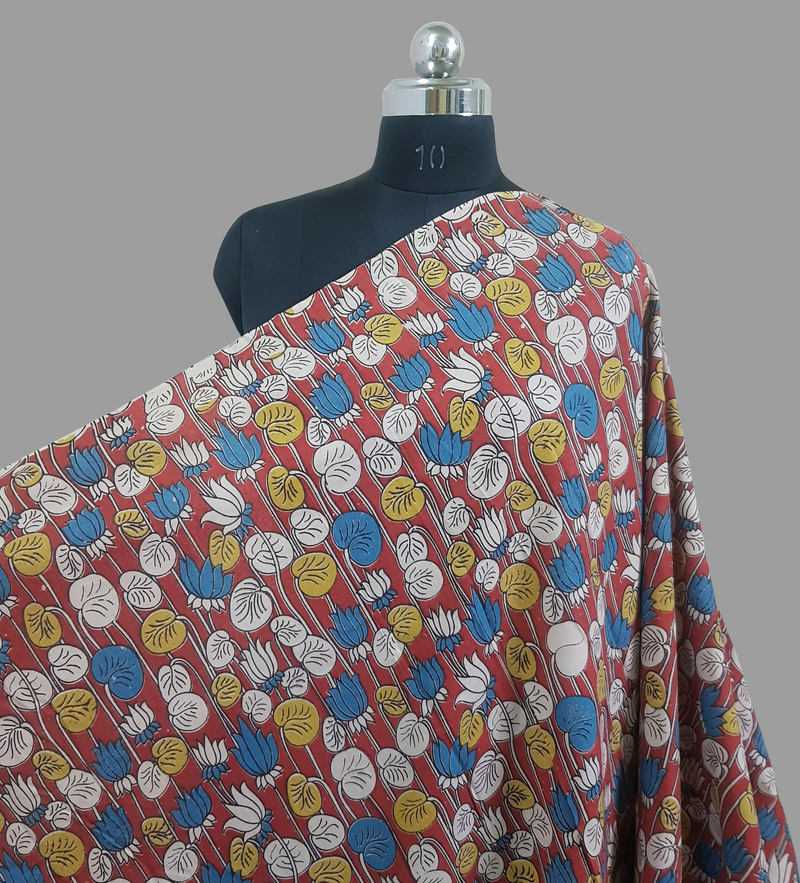 Kalamkari Cotton Fabric - Rs.295 Per Meter