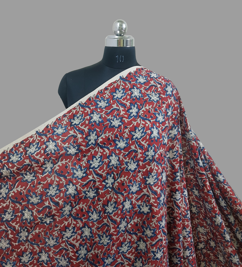 Kalamkari Cotton Fabric - Rs.295 Per Meter