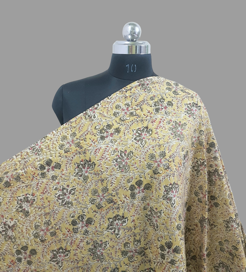 Kalamkari Cotton Fabric - Rs.295 Per Meter
