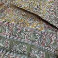Kalamkari Block Print Dress Material – Natural Colors