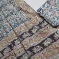 Kalamkari Block Print Dress Material – Natural Colors
