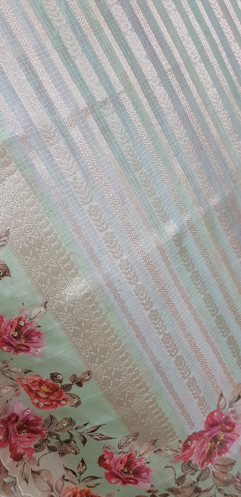Silk Kota Zari Stripes - Multi Color