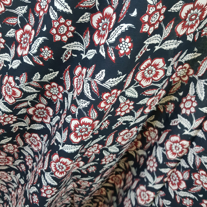 Handblock Print Cotton Fabric - Rs.295 Per Meter