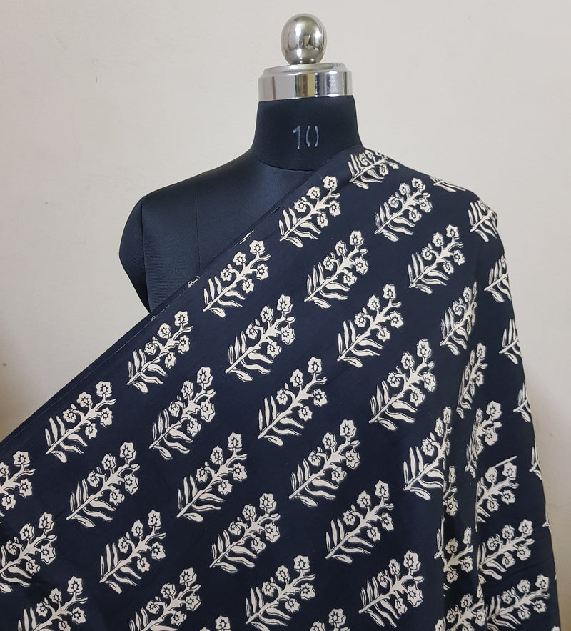 Handblock Print Cotton Fabric - Rs.295 Per Meter