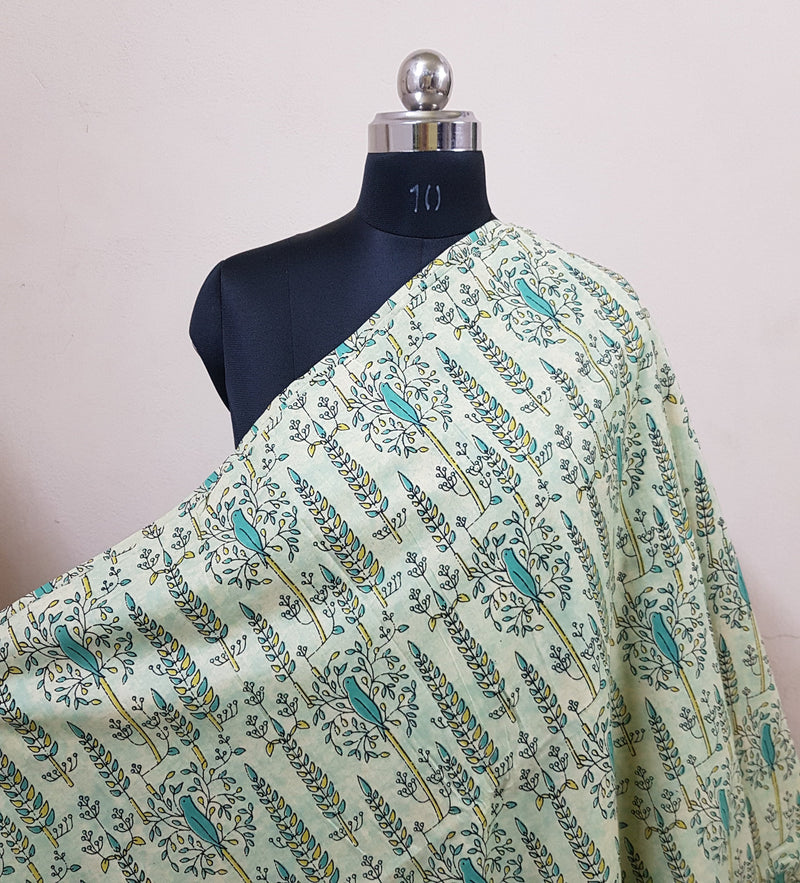 Handblock Print Cotton Fabric - Rs.295 Per Meter