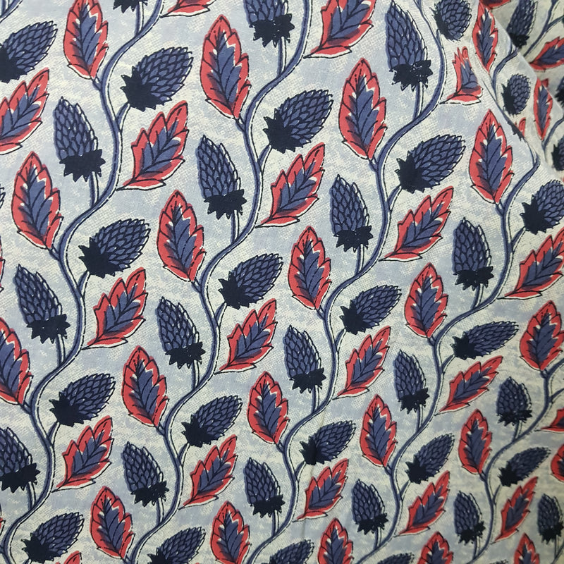 Handblock Print Cotton Fabric - Rs.295 Per Meter
