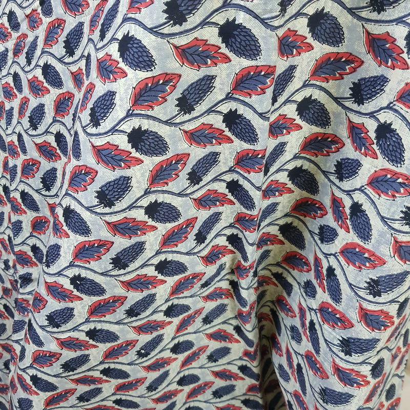 Handblock Print Cotton Fabric - Rs.295 Per Meter