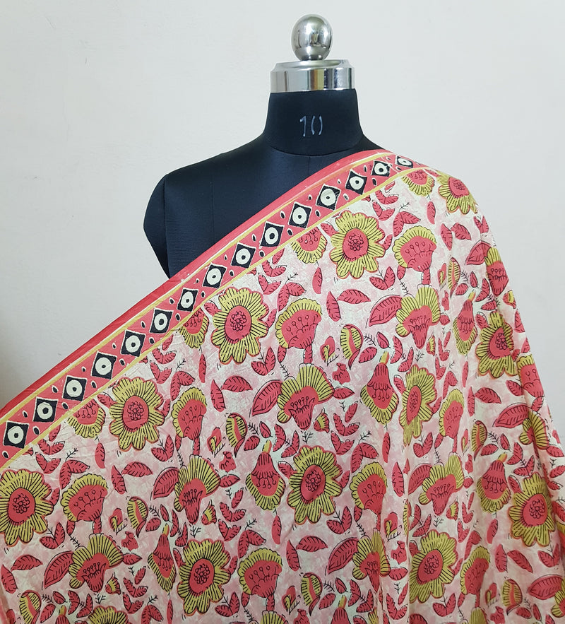 Handblock Print Cotton Fabric - Rs.295 Per Meter