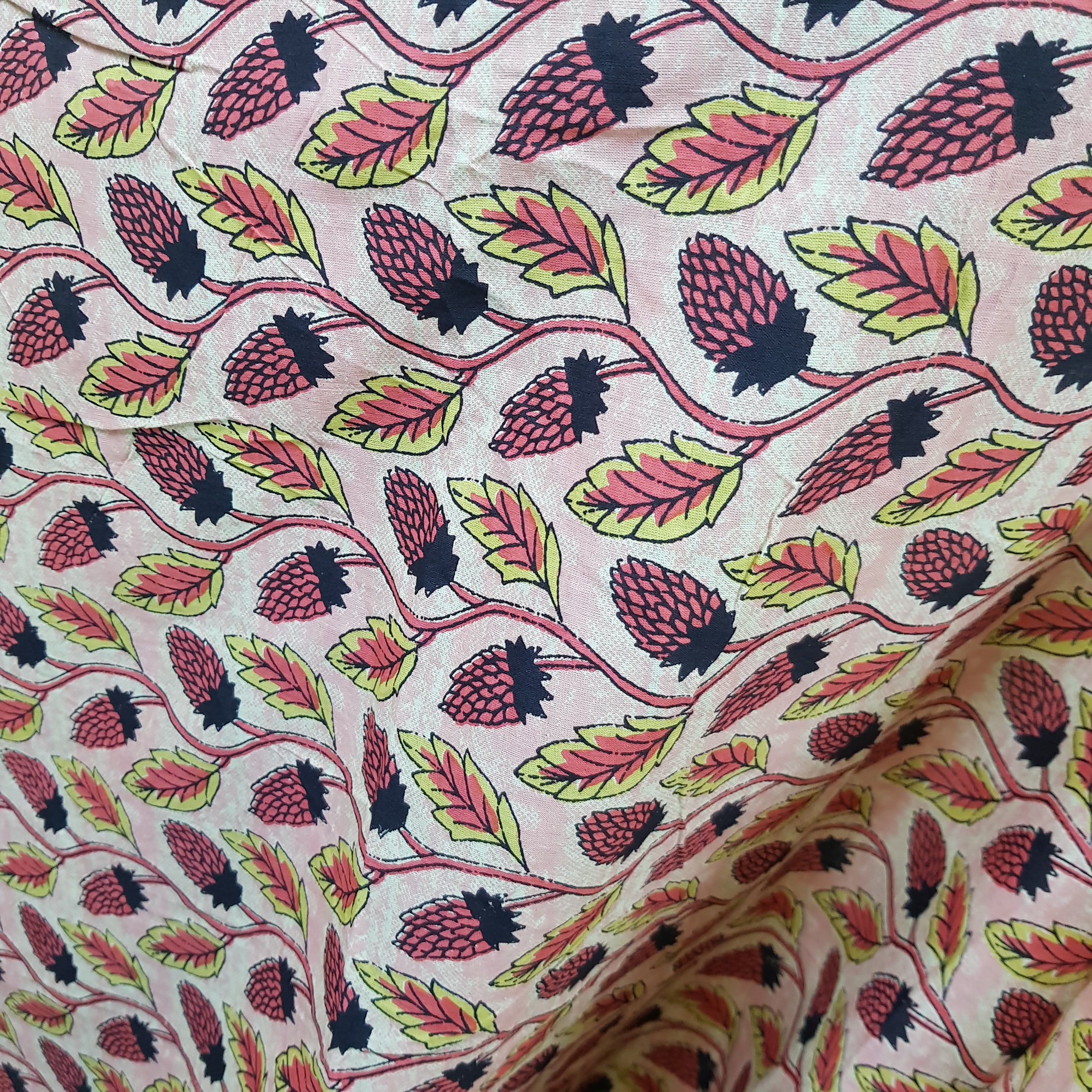 Handblock Print Cotton Fabric - Rs.295 Per Meter