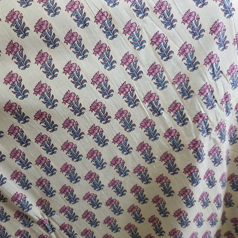 Handblock Print Cotton Fabric - Rs.295 Per Meter