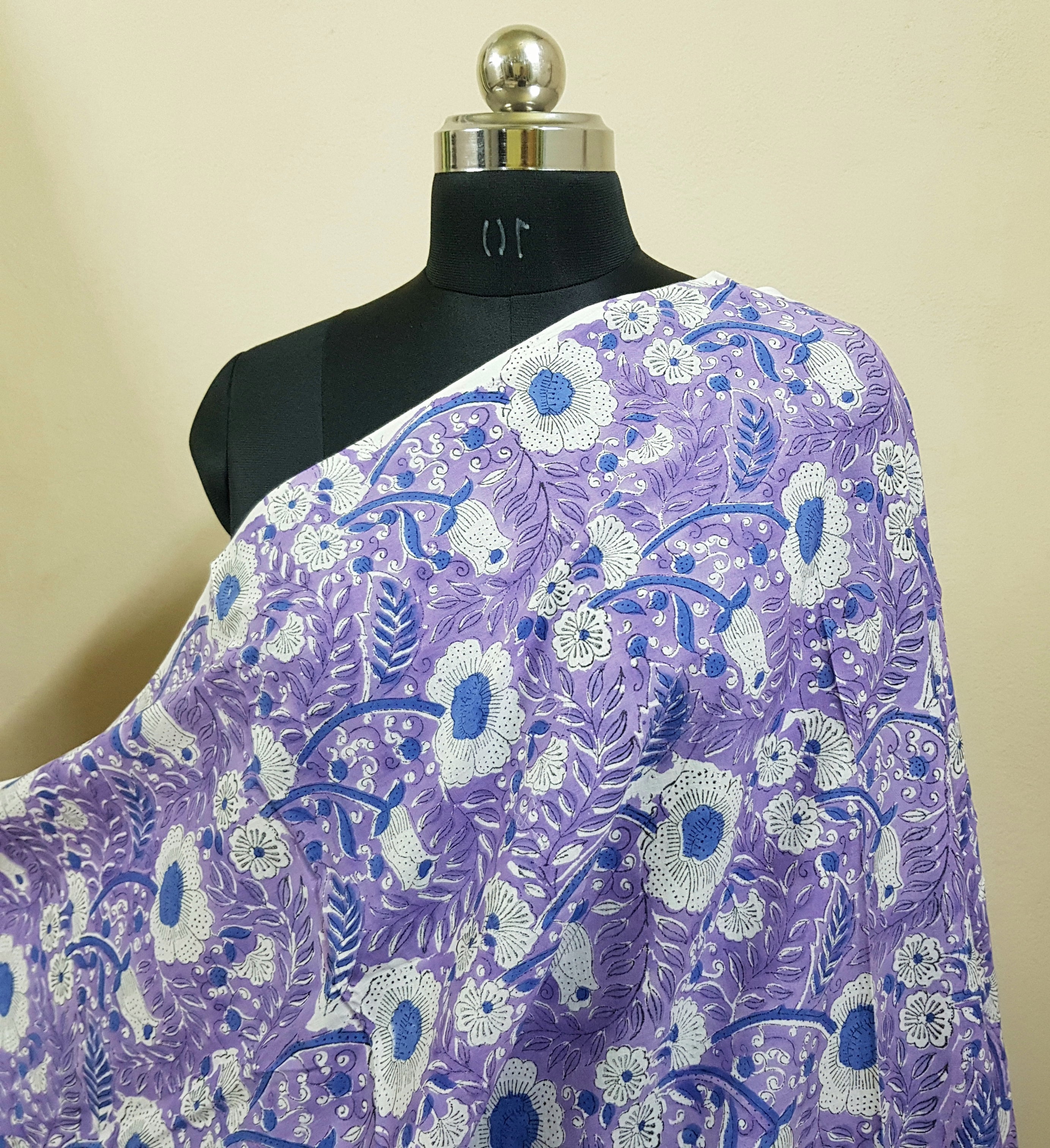Handblock Print Cotton Fabric - Rs.295 Per Meter