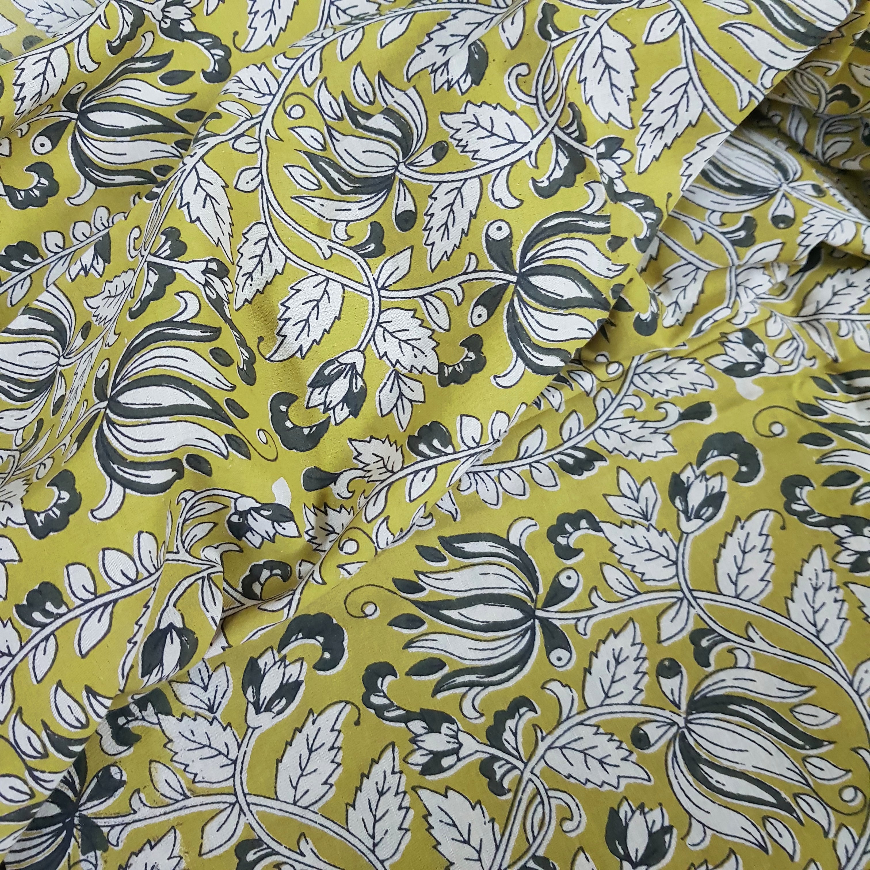 Handblock Print Cotton Fabric - Rs.295 Per Meter