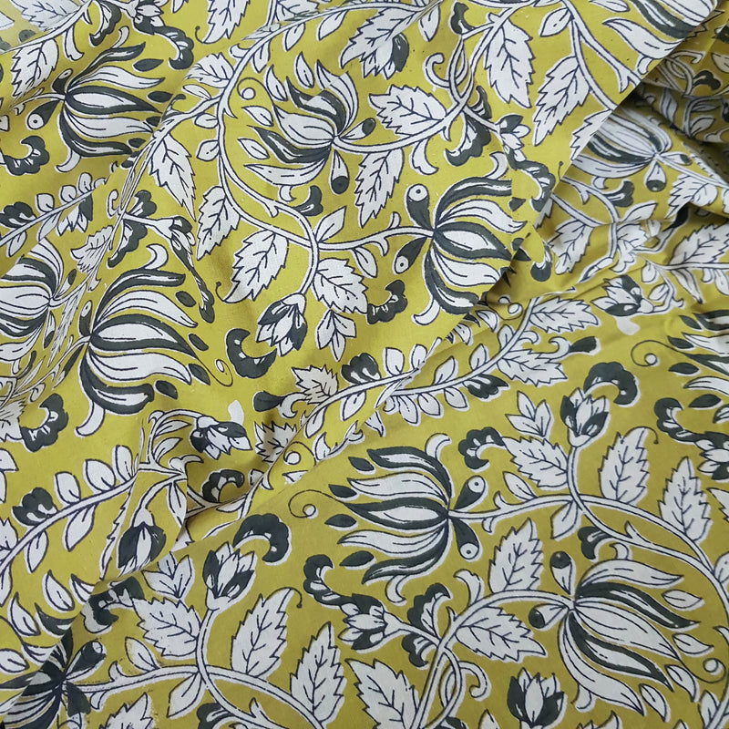 Handblock Print Cotton Fabric - Rs.295 Per Meter