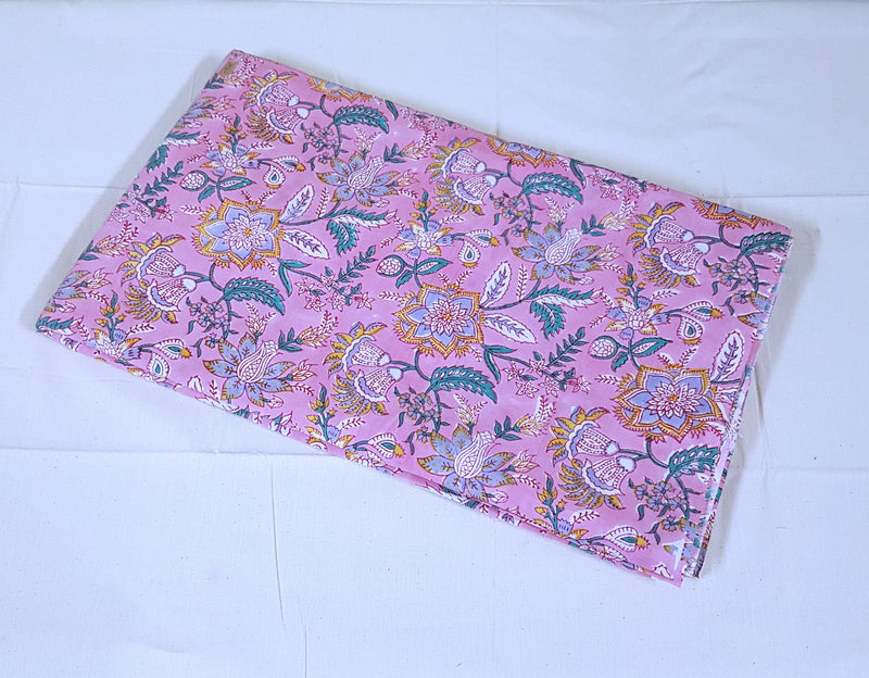 Handblock Print Cotton Fabric - Rs.295 Per Meter