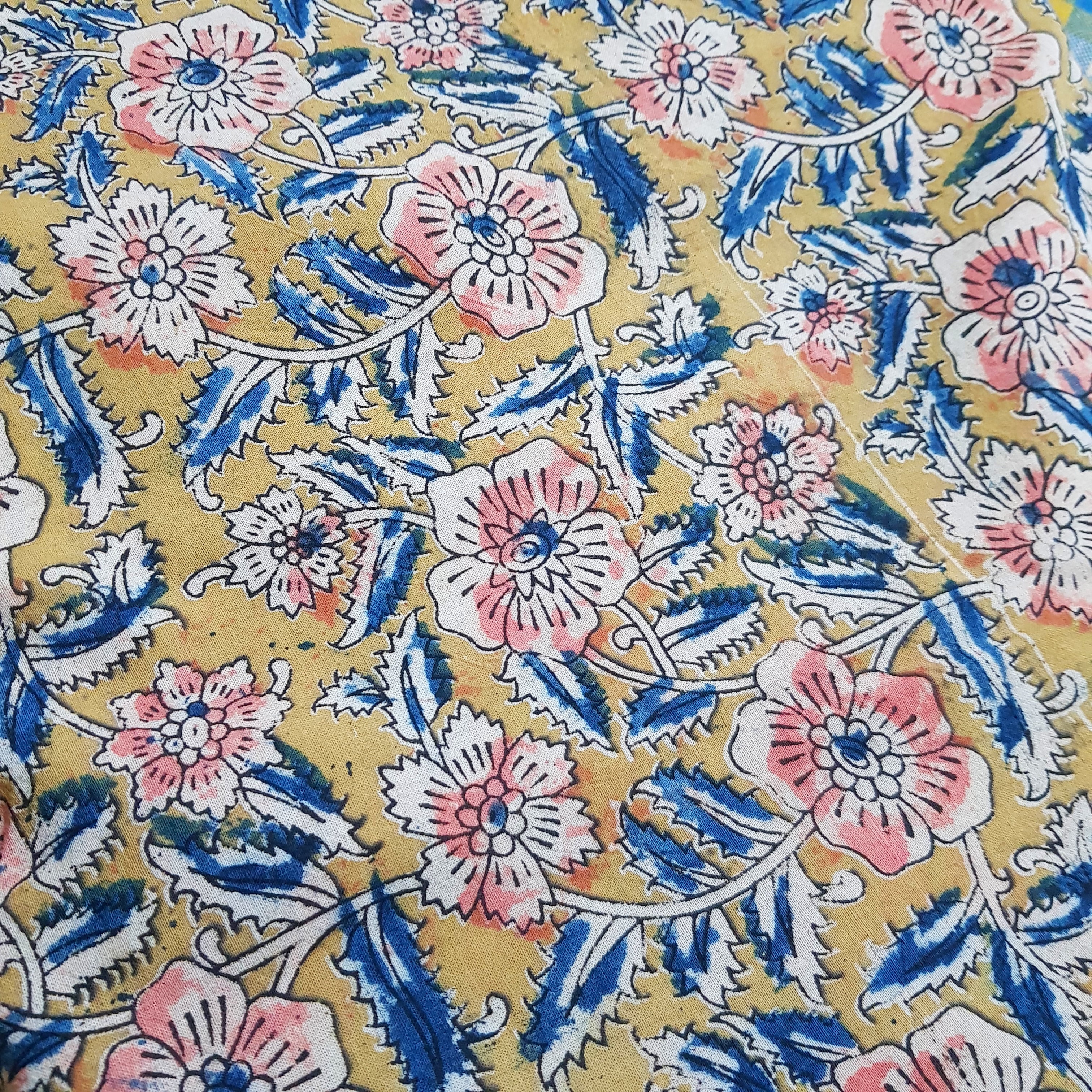 Handblock Print Cotton Fabric - Rs.295 Per Meter