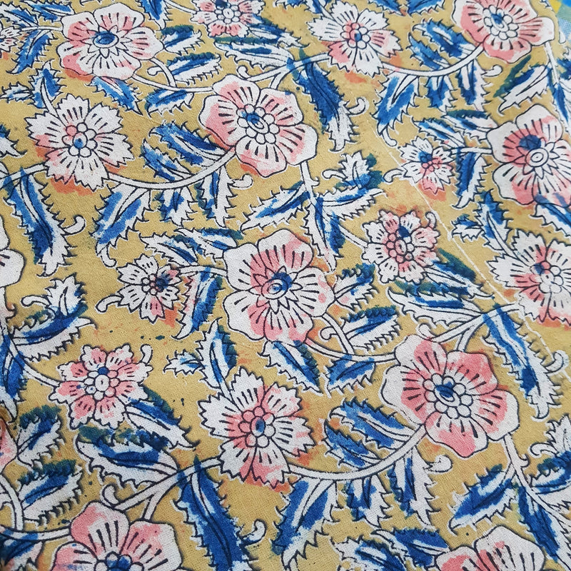 Handblock Print Cotton Fabric - Rs.295 Per Meter