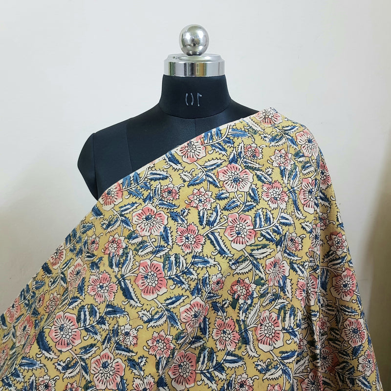 Handblock Print Cotton Fabric - Rs.295 Per Meter