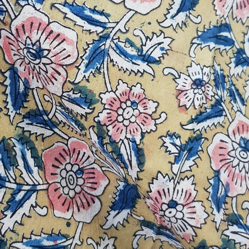 Handblock Print Cotton Fabric - Rs.295 Per Meter