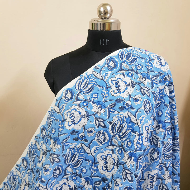 Handblock Print Cotton Fabric - Rs.295 Per Meter