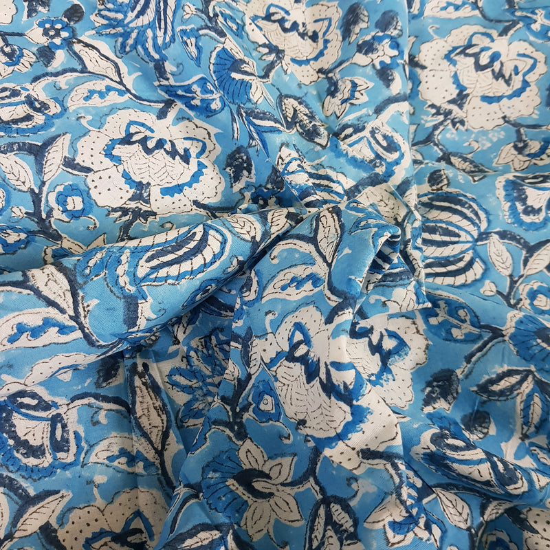Handblock Print Cotton Fabric - Rs.295 Per Meter