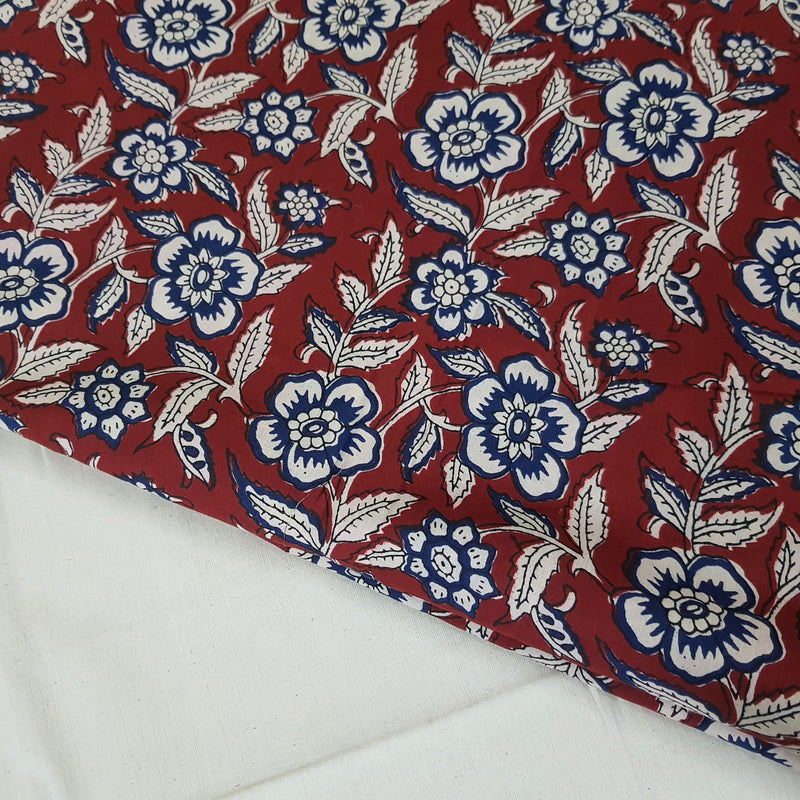 Handblock Print Cotton Fabric - Rs.295 Per Meter