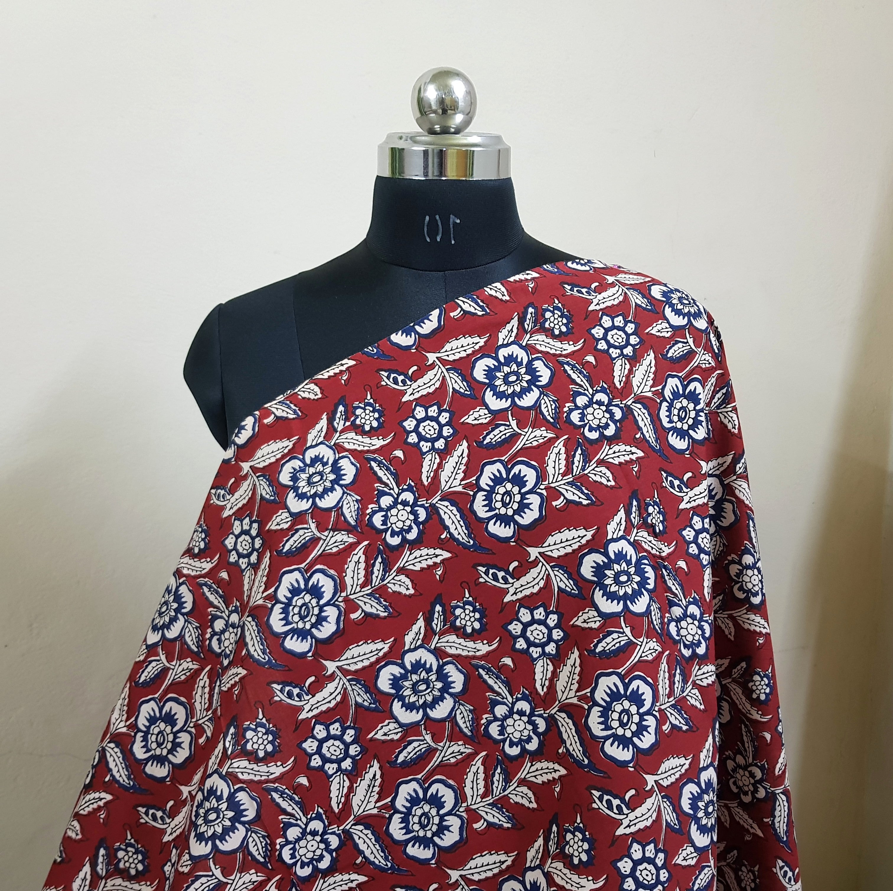 Handblock Print Cotton Fabric - Rs.295 Per Meter