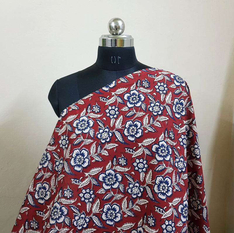 Handblock Print Cotton Fabric - Rs.295 Per Meter