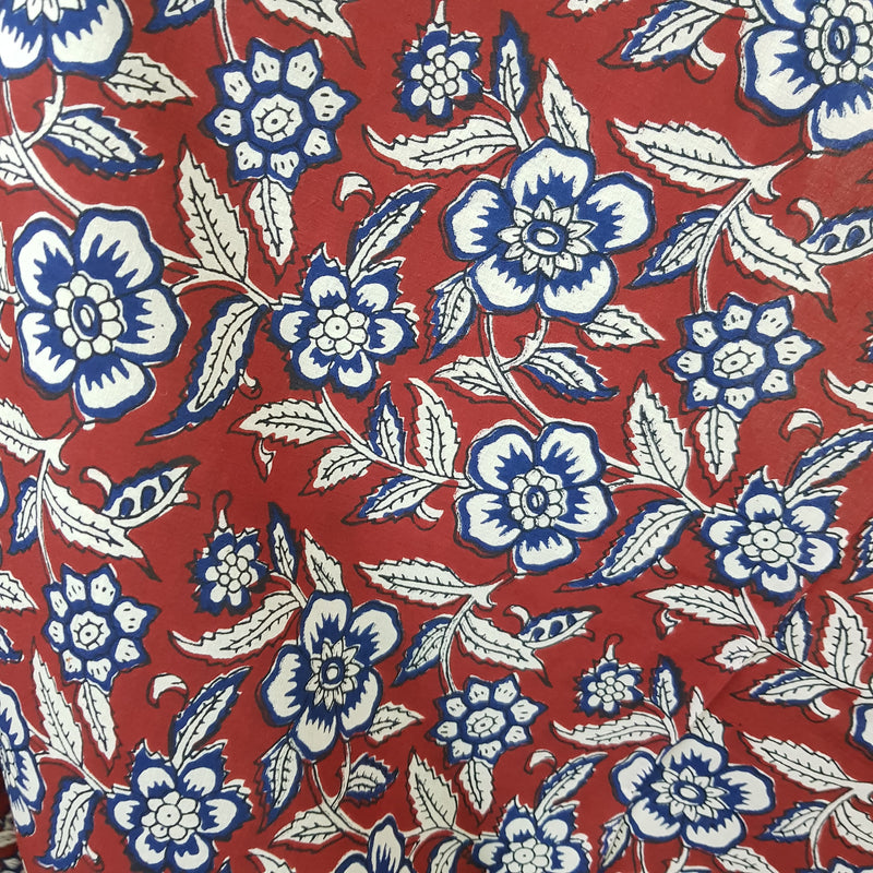 Handblock Print Cotton Fabric - Rs.295 Per Meter
