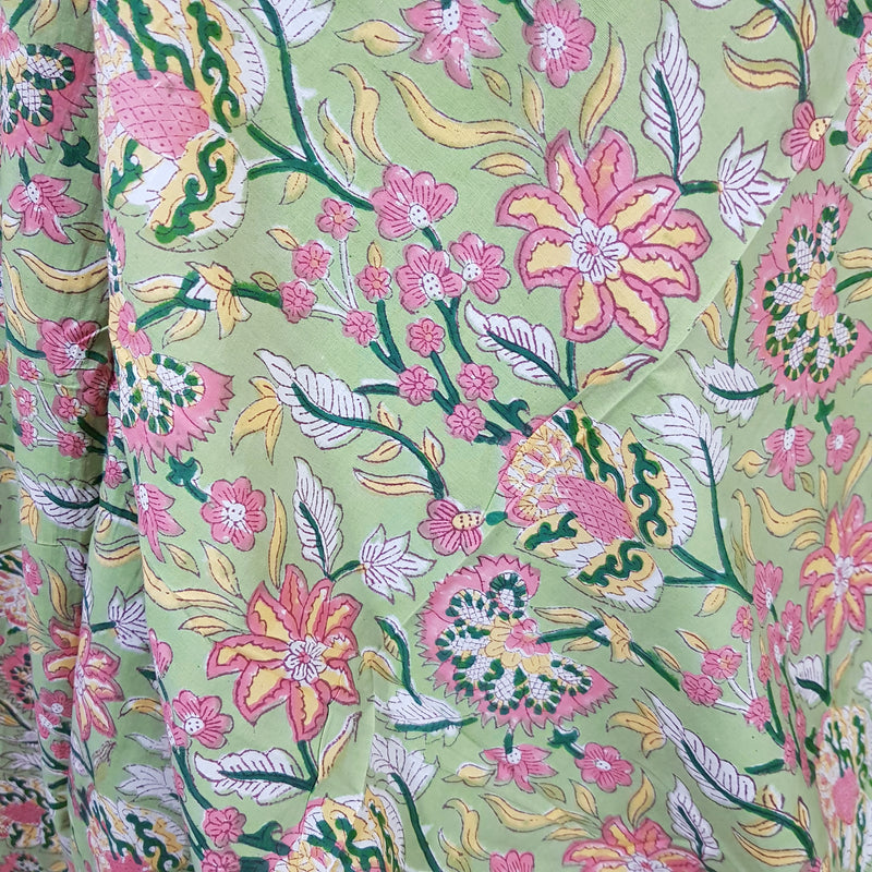 Handblock Print Cotton Fabric - Rs.295 Per Meter