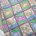 Raw Silk Saree - Kalamkari hand work blouse