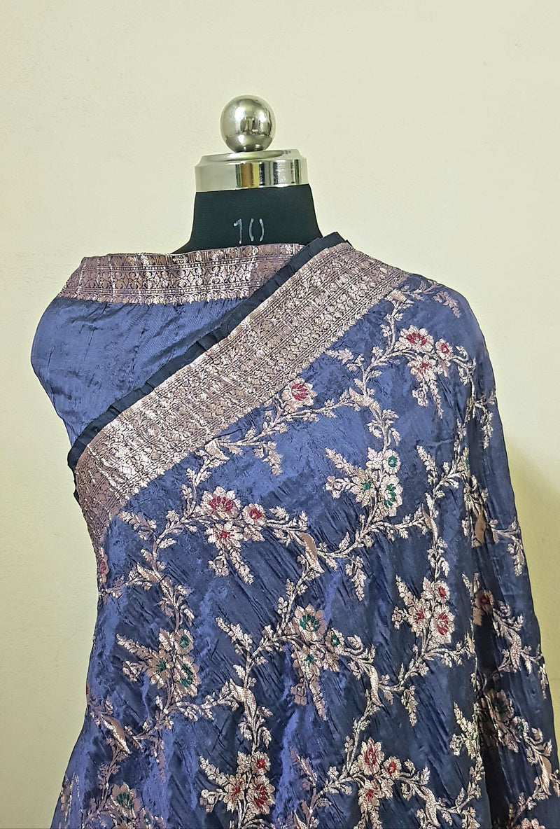 Banarasi Crush Silk Saree