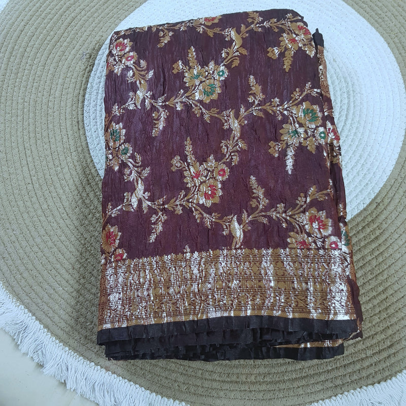 Banarasi Crush Silk Saree