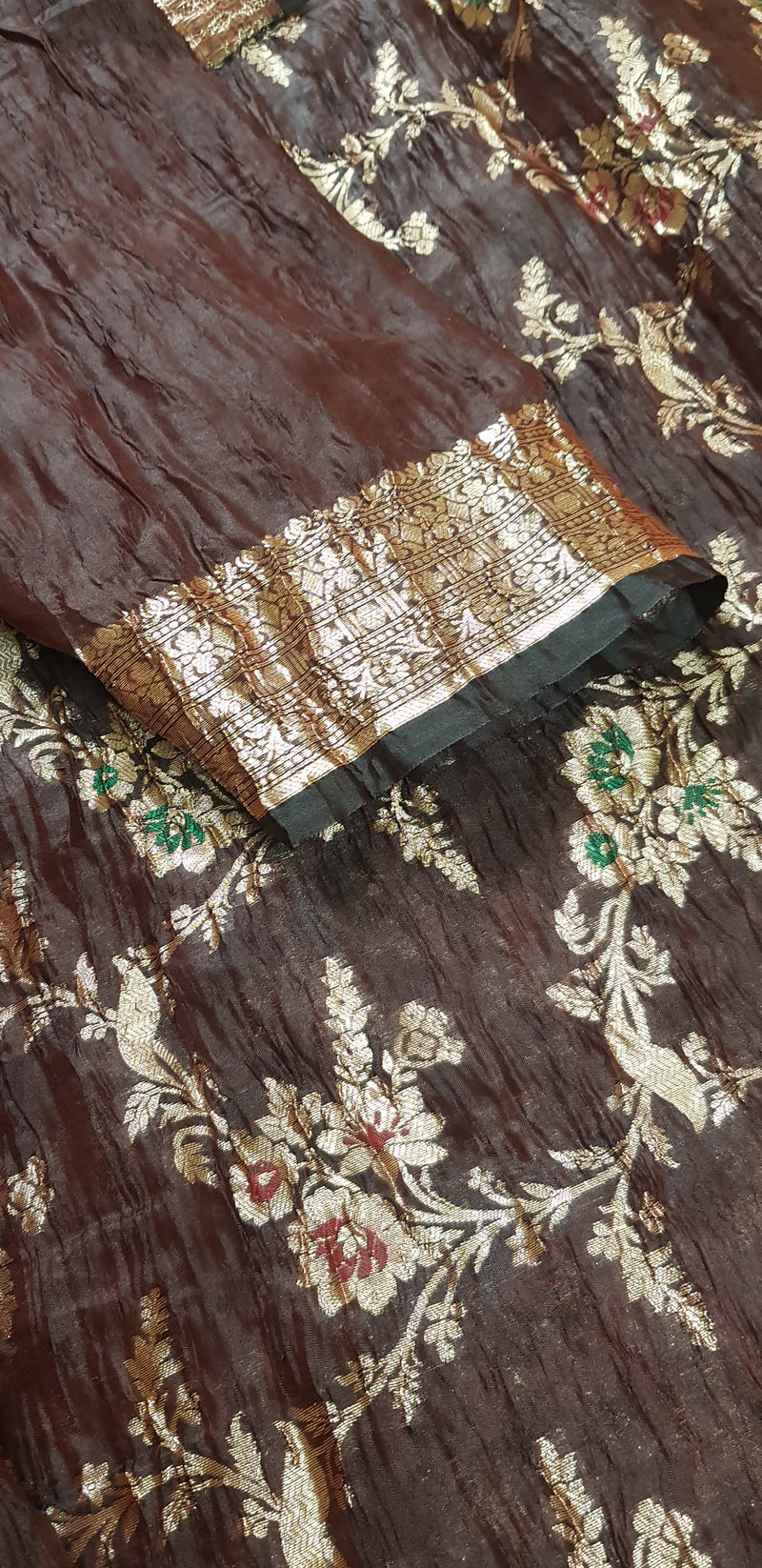 Banarasi Crush Silk Saree