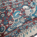 🌸 Kalamkari Kota Cotton Saree – Pure Handcrafted Elegance