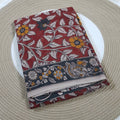 🌸 Kalamkari Kota Cotton Saree – Pure Handcrafted Elegance