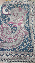 🌸 Kalamkari Kota Cotton Saree – Pure Handcrafted Elegance